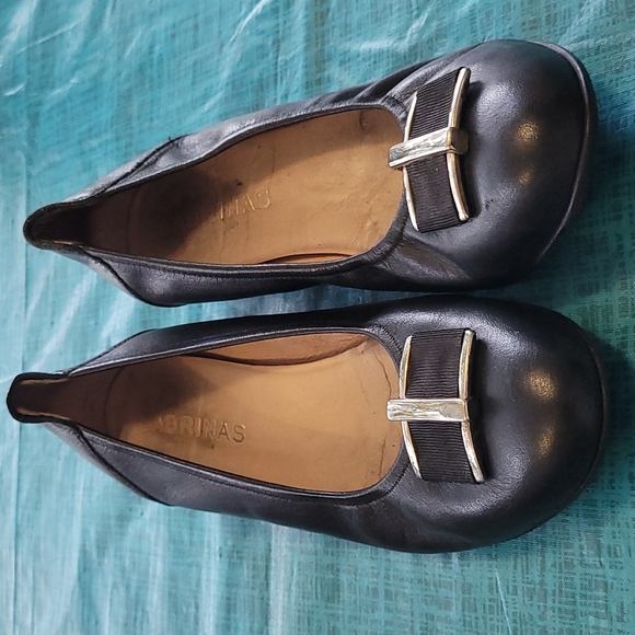 SABRINAS BLACK SHOES SIZE 9 - Picture 2 of 7